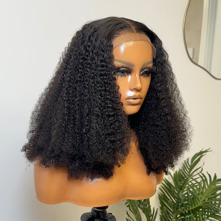 PARIS 6 X 6 CURLY HUMAN HAIR WIG