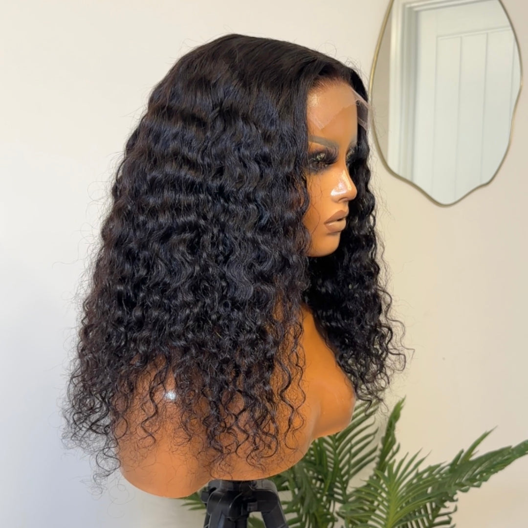 RUBY 5 X 5 HD CURLY HUMAN HAIR WIG