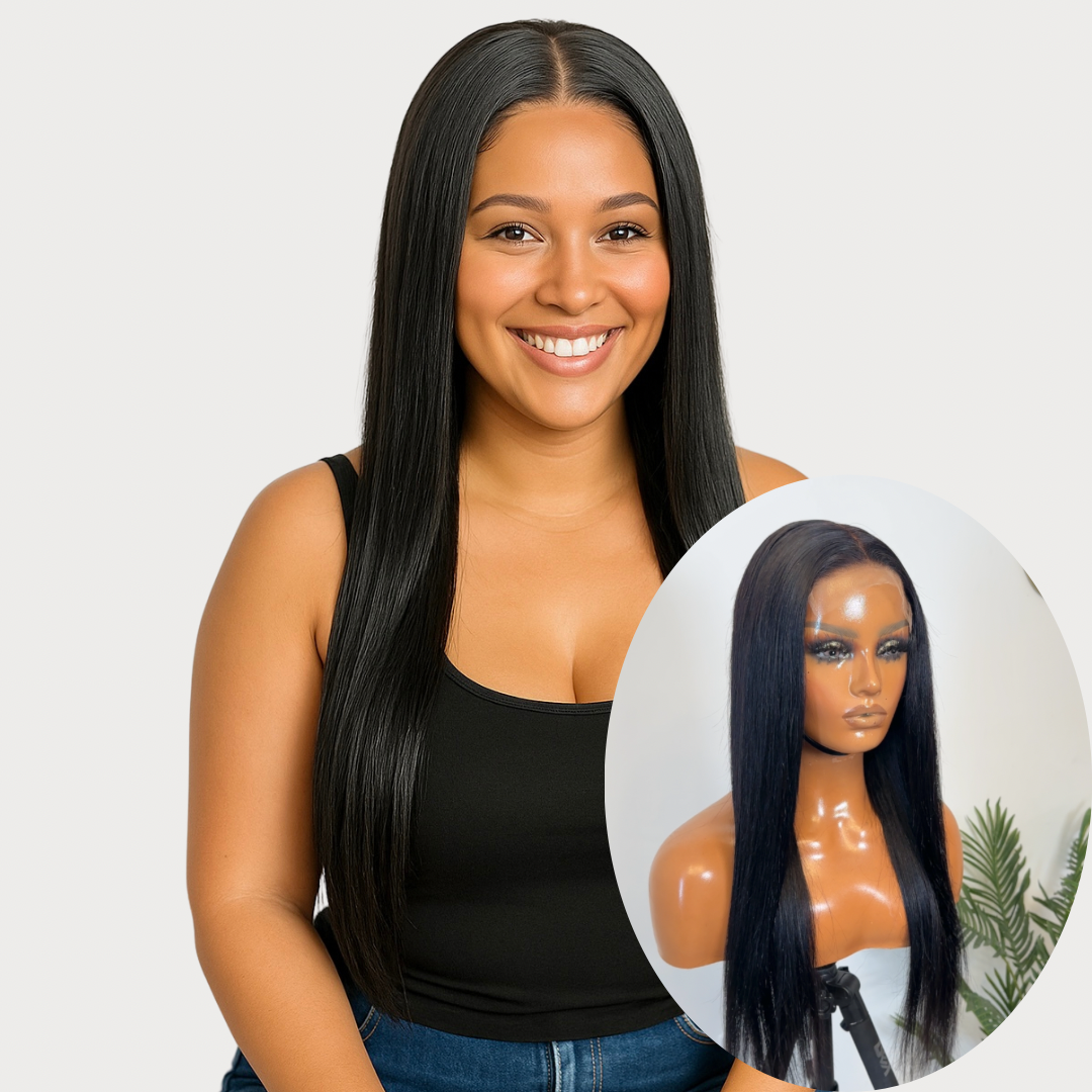 ELLA 5 X 5 HD STRAIGHT HUMAN HAIR WIG