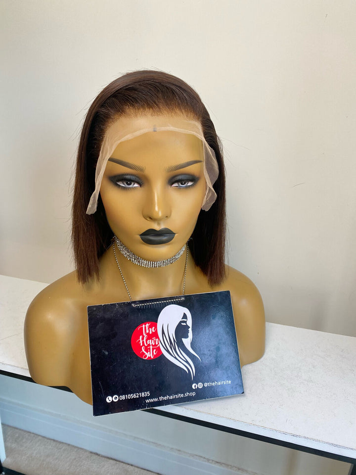 Brown Bob Frontal Wig