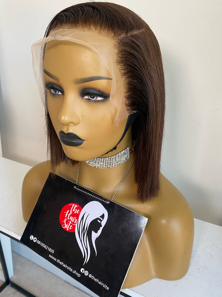 Brown Bob Frontal Wig