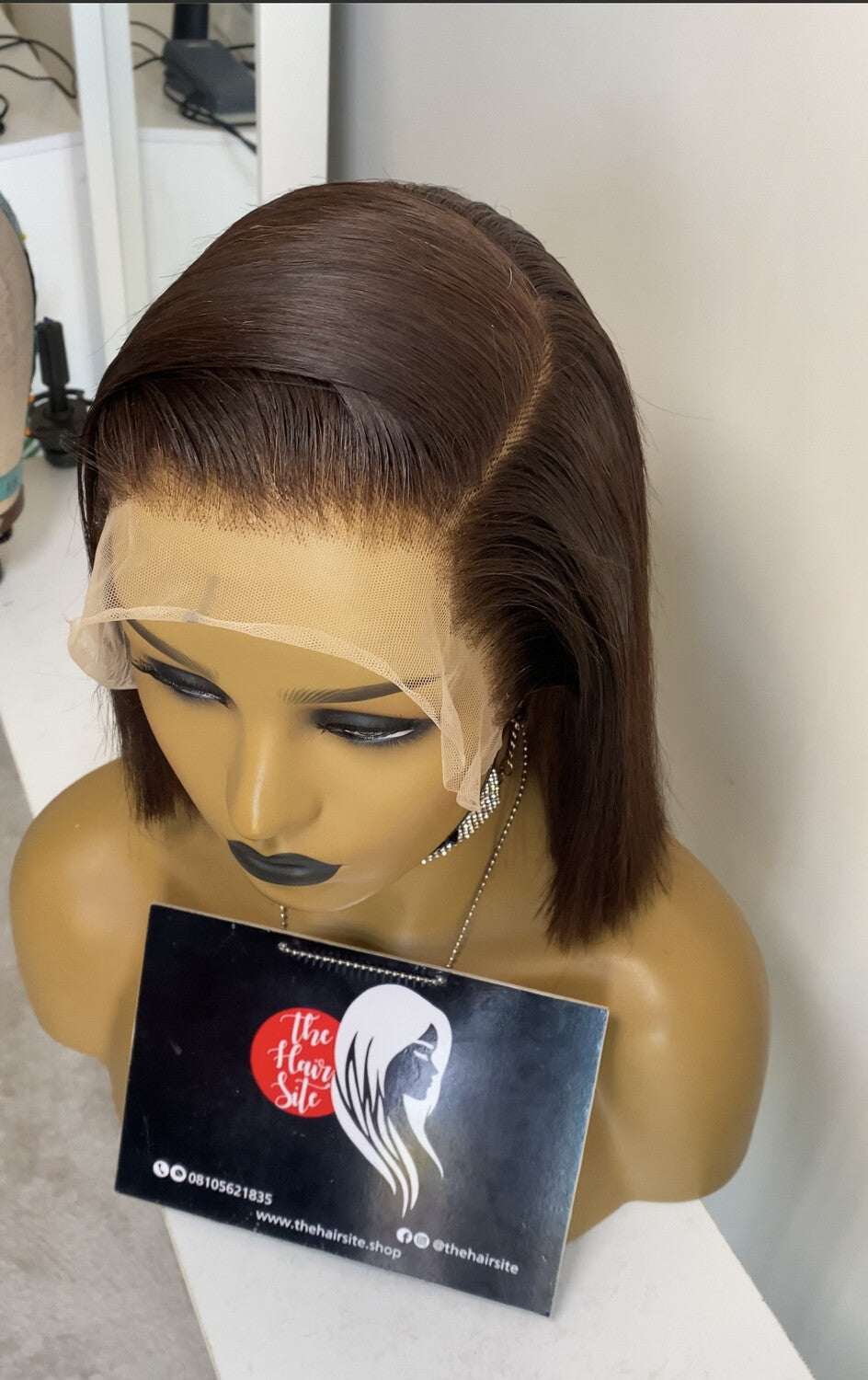 Brown Bob Frontal Wig