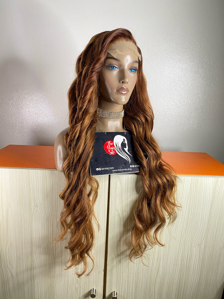 blonde wavy hair wig