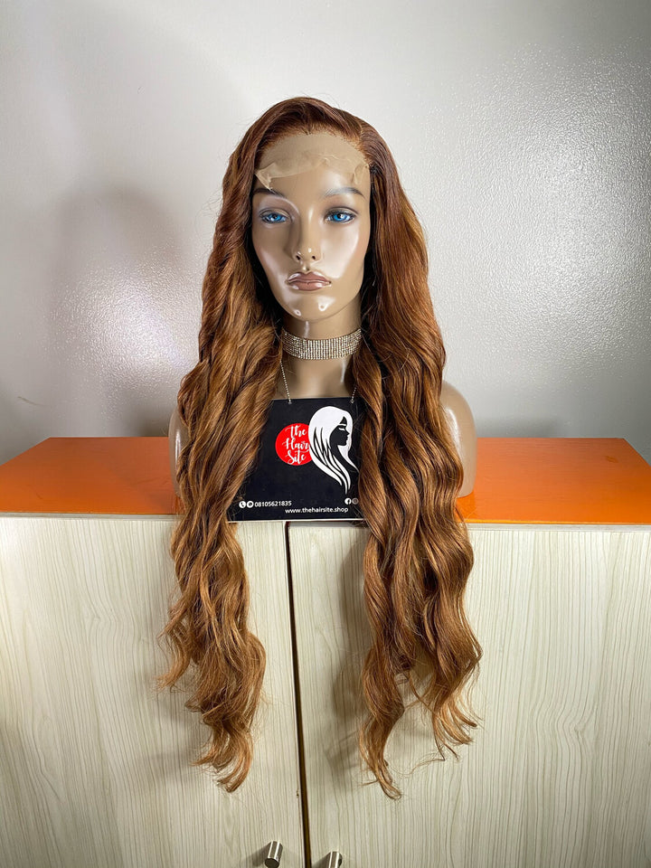 blonde wavy hair wig